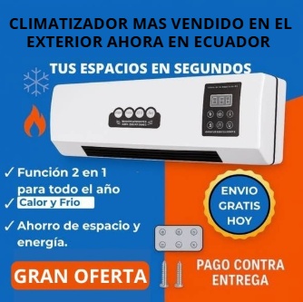 🔥❄️ Climatizador Portátil 2 en 1 Premium | Frío y Calor con bajo consumo 🔥❄️