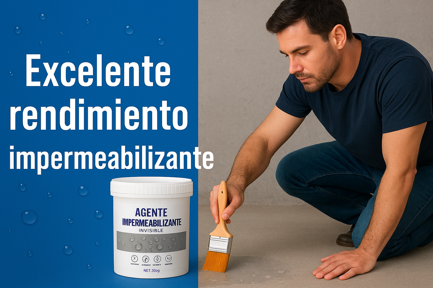 🛠️🧱 Impermeabilizante transparente - Protección total contra humedad, moho y mal olor ✨